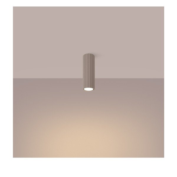 Faretto grigio tortora in metallo Gleam – Sollux-image-2