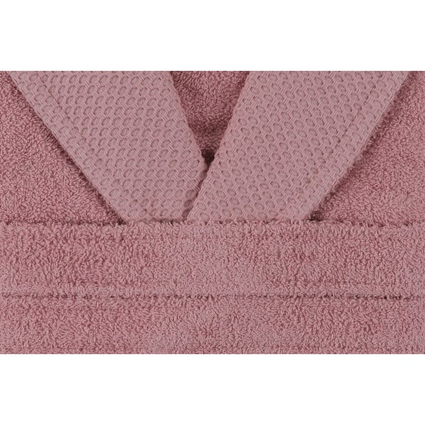 Accappatoio in cotone rosa taglia XL Cappa - Foutastic-image-3