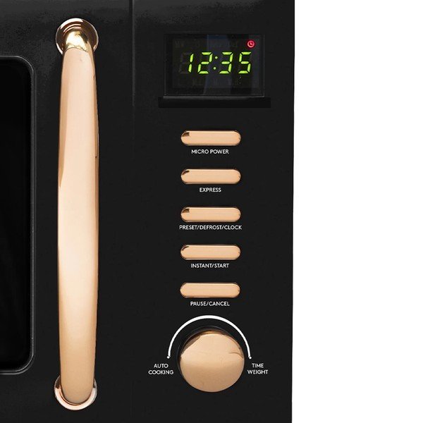 Microonde nero Black & Copper – Haden-image-2