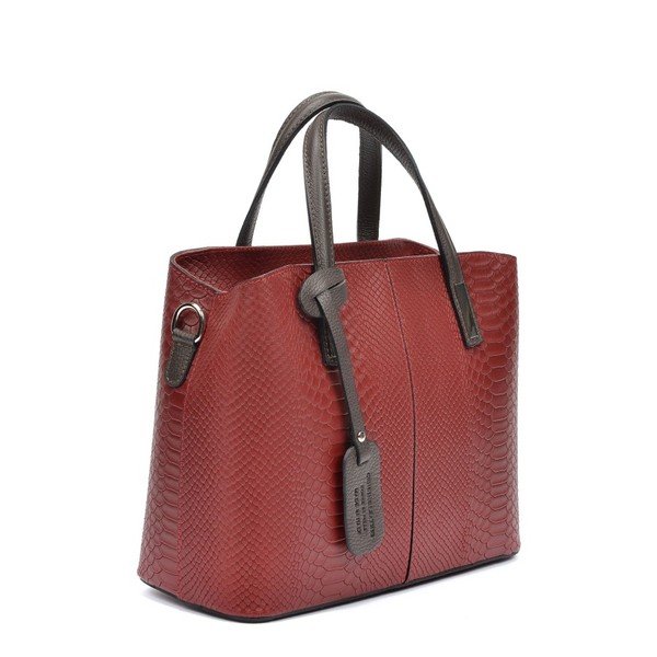Borsa in pelle rossa Cecilio - Roberta M-image-2