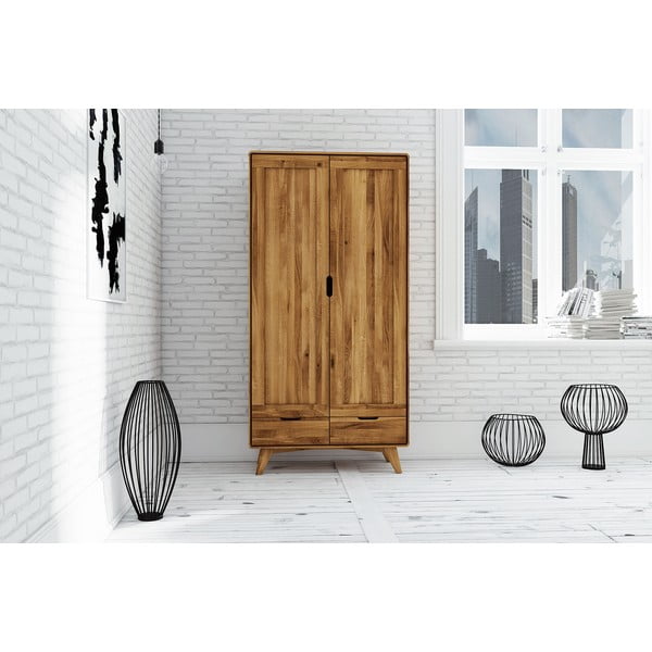 Armadio in rovere 90x180 cm Greg - The Beds-image-2