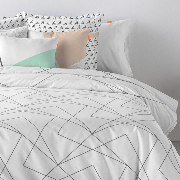 Federa di cotone Up, 60 x 60 cm - Blanc-image-1