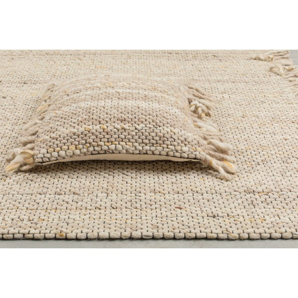 Tappeto in lana beige , 170 x 240 cm Frills - Zuiver-image-2