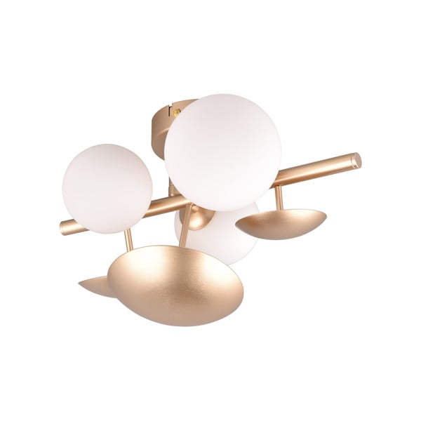 Lampada da parete in oro e bianco Bubble - Trio Select