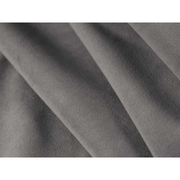Letto matrimoniale imbottito grigio scuro con griglia 140x200 cm Lily - Micadoni Home-image-1