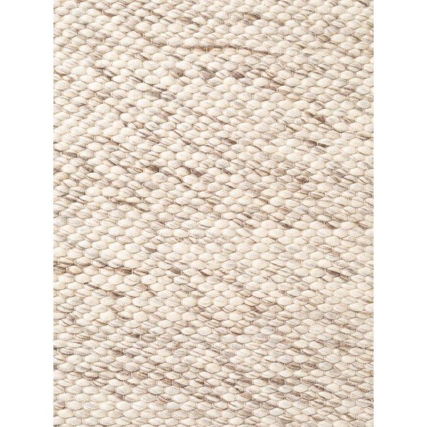 Tappeto rotondo beige/di colore naturale in lana tessuto a mano ø 160 cm Lyon Beans – Elle Decoration-image-4
