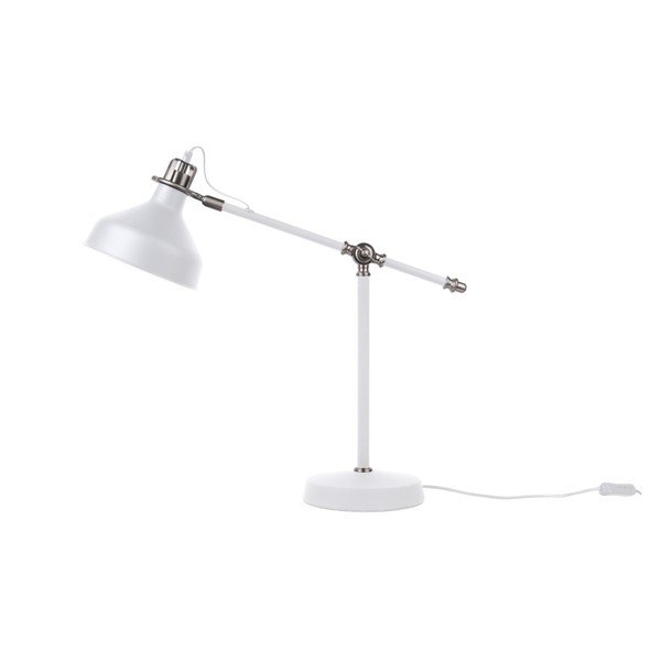 Bílá stolní lampa Leitmotiv Copious