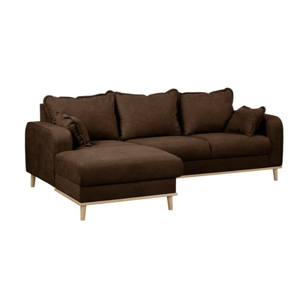Divano angolare marrone scuro (angolo sinistro) Beata - Ropez-image-2
