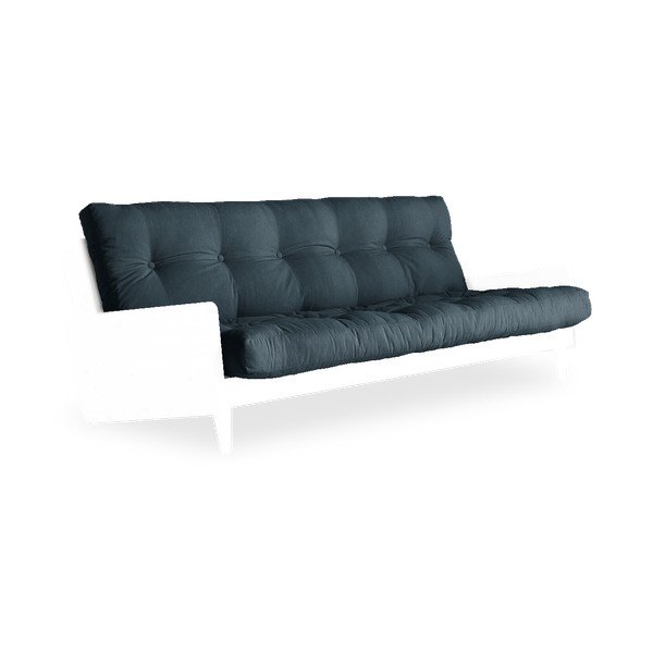 Divano variabile Bianco/Verde oliva Indie - Karup Design-image-1
