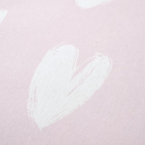 Lenzuolo singolo per bambini in flanella 90x190 cm Hearts - Catherine Lansfield-image-1