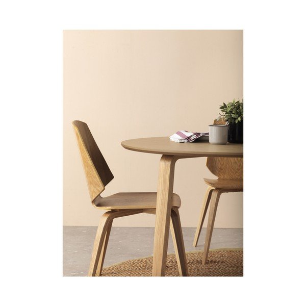 Tavolo da pranzo rotondo naturale, ⌀ 110 cm - Geese-image-1