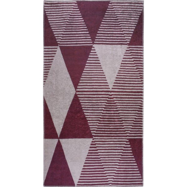Tappeto lavabile bordeaux 80x150 cm - Vitaus