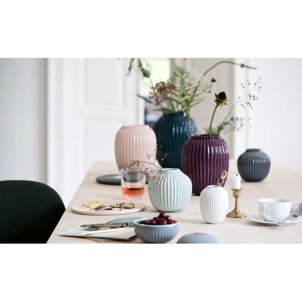 Vaso in ceramica grigia Hammershøi - Kähler Design-image-3