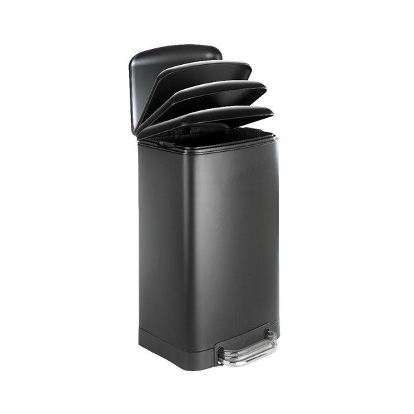 Černý odpadkový koš Wenko, 30 l-image-1
