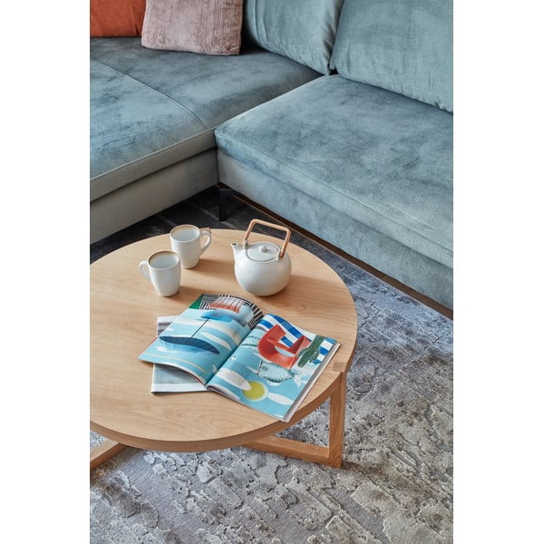 Tappeto in viscosa beige , 160 x 230 cm Margot Azul - Universal-image-2