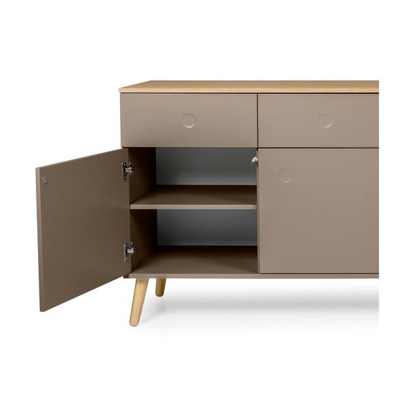 Cassettiera marrone , 192 x 86 cm Dot - Tenzo-image-4