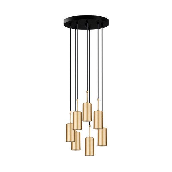 Lampada a sospensione di colore oro, altezza 120 cm Geo - Squid Lighting-image-3