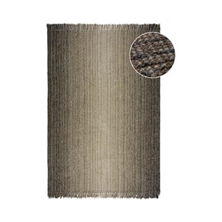 Tappeto grigio in misto iuta reversibile/tessuto a mano 60x110 cm – Flair Rugs