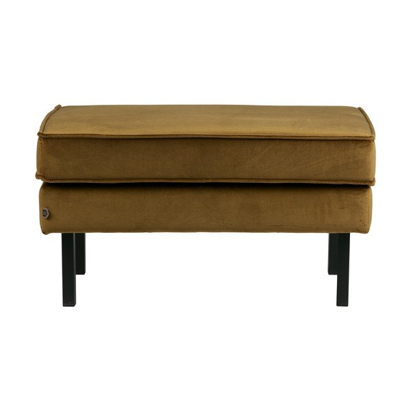 Pouf Rodeo marrone e giallo - BePureHome