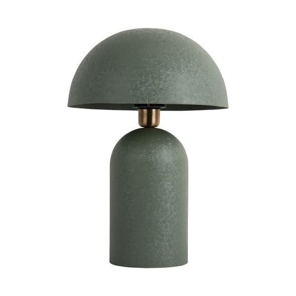 Lampada da tavolo verde con paralume in metallo (altezza 43 cm) Boaz - Leitmotiv