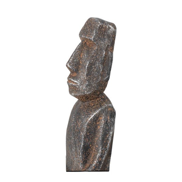 Statuetta in metallo Moai - Bloomingville-image-1