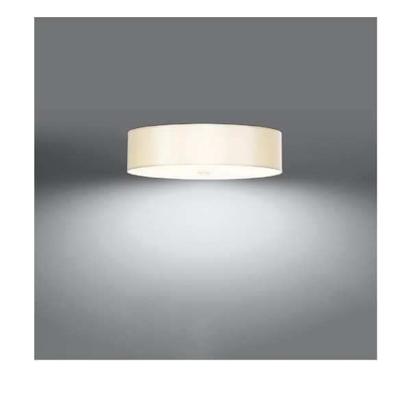 Lampada da soffitto bianca con paralume in vetro ø 50 cm Herra - Sollux-image-1