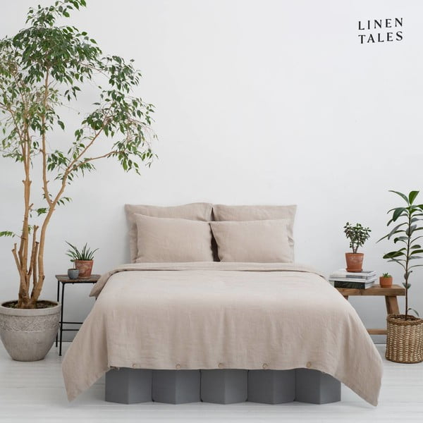 Biancheria da letto singola crema in fibra di canapa 135x200 cm - Linen Tales