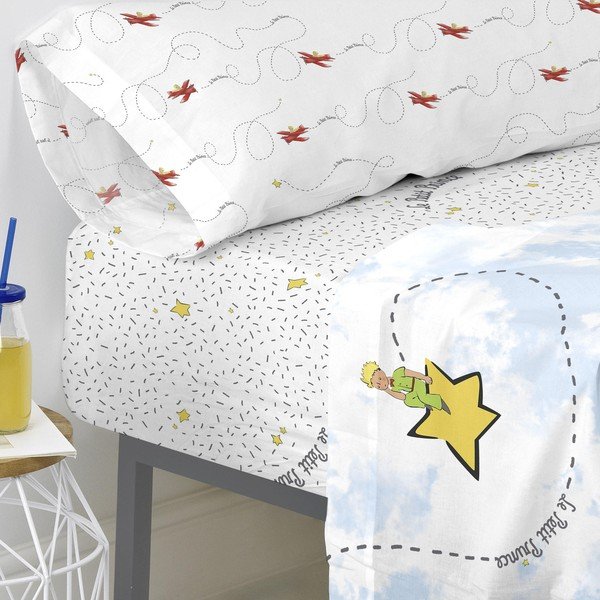 Lenzuolo singolo in cotone elasticizzato per bambini 90x200 cm Aventureux - Mr. Fox-image-1