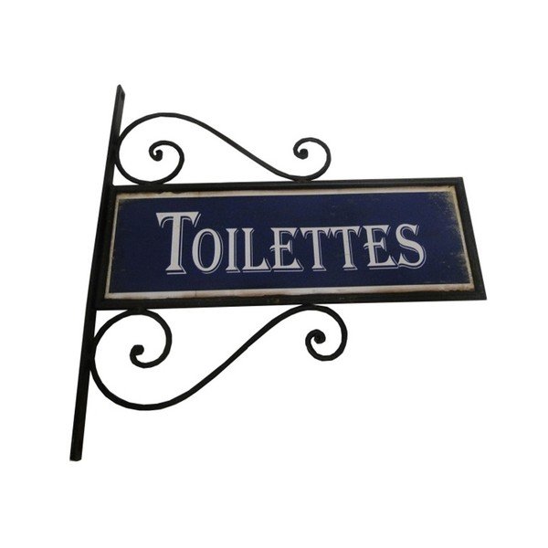 Cartello a muro Toilette - Antic Line