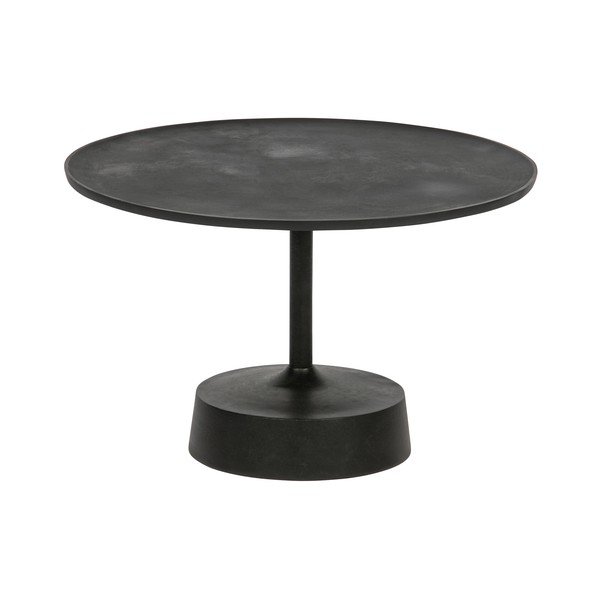 Tavolino nero , ø 61 cm Lewis - WOOOD