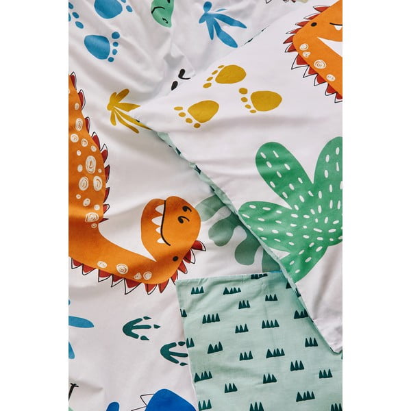 Biancheria da letto per bambini in cotone per letto singolo 140x200 cm Dinos - Bonami Selection-image-1
