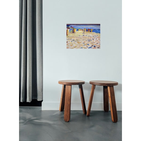 Dipinto - riproduzione 40x30 cm Holland - Beach Chairs, Wassily Kandinsky - Fedkolor-image-1