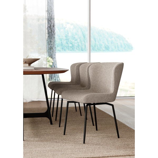 Sedia da pranzo beige Glam - DAN-FORM Denmark-image-2
