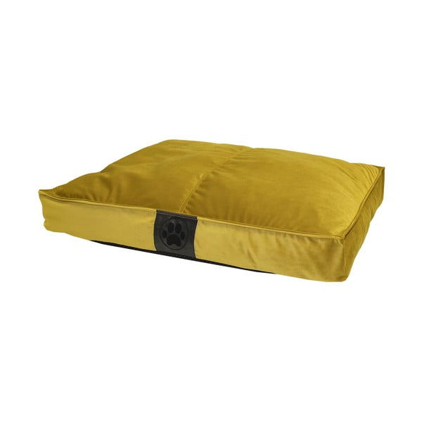 Letto in camoscio giallo 75x55 cm Middle Stitch - Ego Dekor