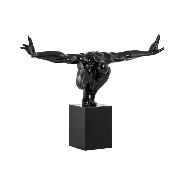 Statua decorativa nera Immersione - Kokoon