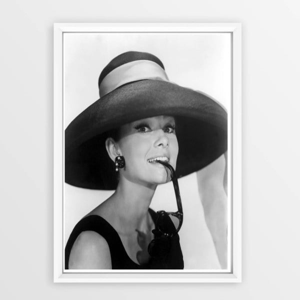 Poster in cornice Audrey Hat, 30 x 20 cm Audry Hat - Piacenza Art