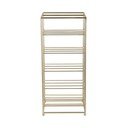 Portabottiglie dorato in metallo numero di bottiglie 10 25x57x22,5 cm Dual Floor – PT LIVING