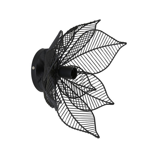 Lampada da parete nera Pavas - Light & Living