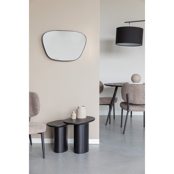 Set di tavolini con piano in legno di mango 2 pz 37x56 cm Bela – White Label-image-1