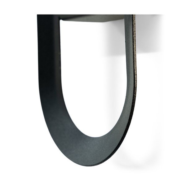 Gancio da parete nero in acciaio Coucou – Spinder Design-image-4