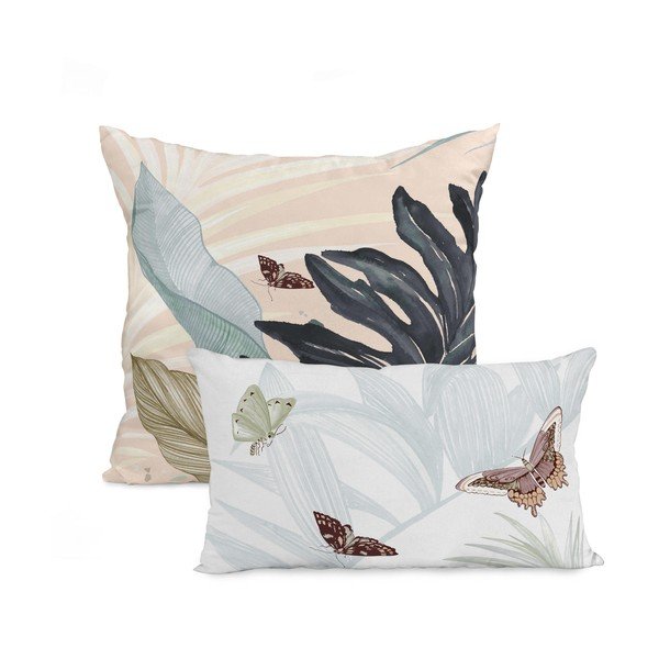 Set di 2 federe decorative in cotone Tropical - Happy Friday Basic