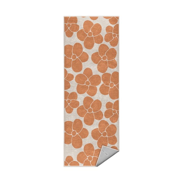 Passatoia arancione lavabile 80x200 cm Orange Meadow – Mila Home