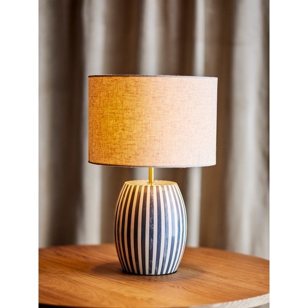 Lampada da tavolo LED bianca/grigia (altezza totale 47 cm) Tali – Bloomingville-image-1