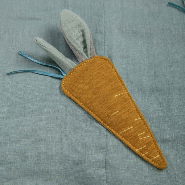 Tappeto da gioco per bambini verde chiaro Trois Petits Lapins - Moulin Roty-image-4