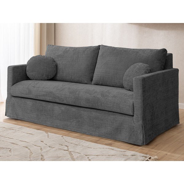 Divano grigio scuro 195 cm Paphos – Ropez-image-2
