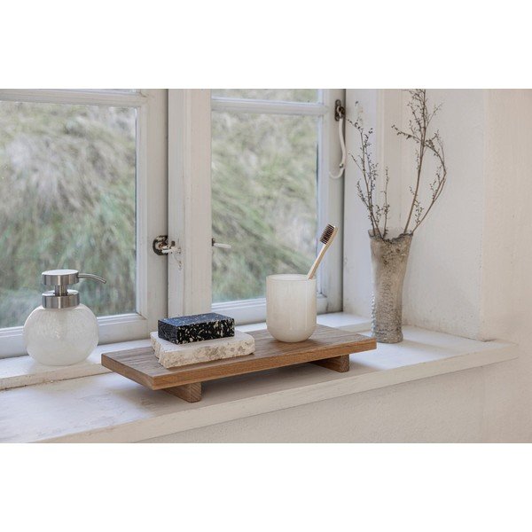 Dispenser per sapone color crema in vetro Opal – Mette Ditmer Denmark-image-3