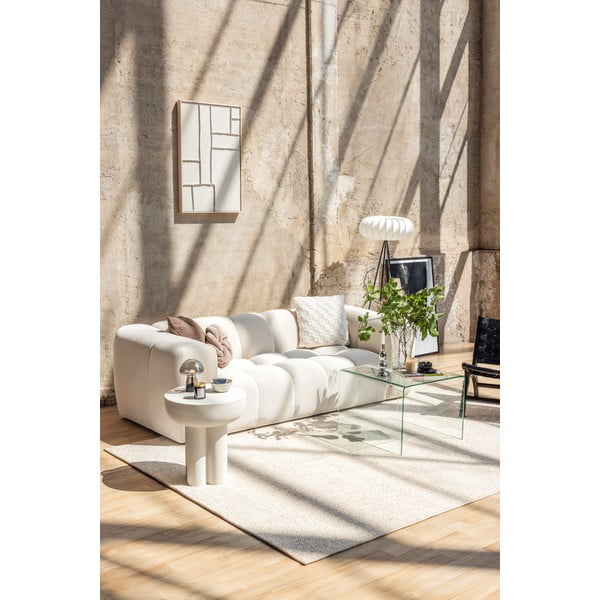 Divano grigio tortora con rivestimento in velluto 225 cm Cube – Bonami Selection-image-1