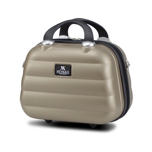 Valigetta da viaggio da donna in oro My Valice SMART BAG RESSNO Make Up & Hand Suitcase - Myvalice