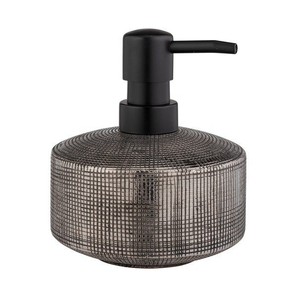 Distributore di sapone in ceramica argento 400 ml Rivalta - Wenko-image-2