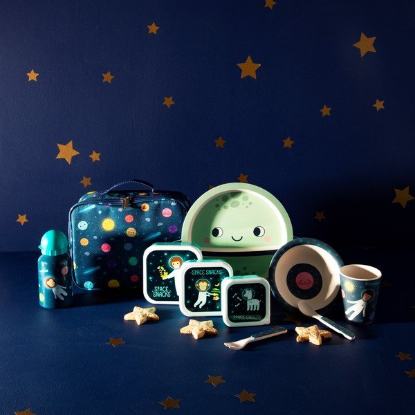 Set di 3 contenitori per il pranzo dei bambini Space Explorer - Sass & Belle-image-1